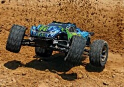 Traxxas Rustler Stadium Truck 4X4 VXL Brushless RTR 1/10 4WD (green) -Toy Model Store traxxas tra67076 4 grn 09