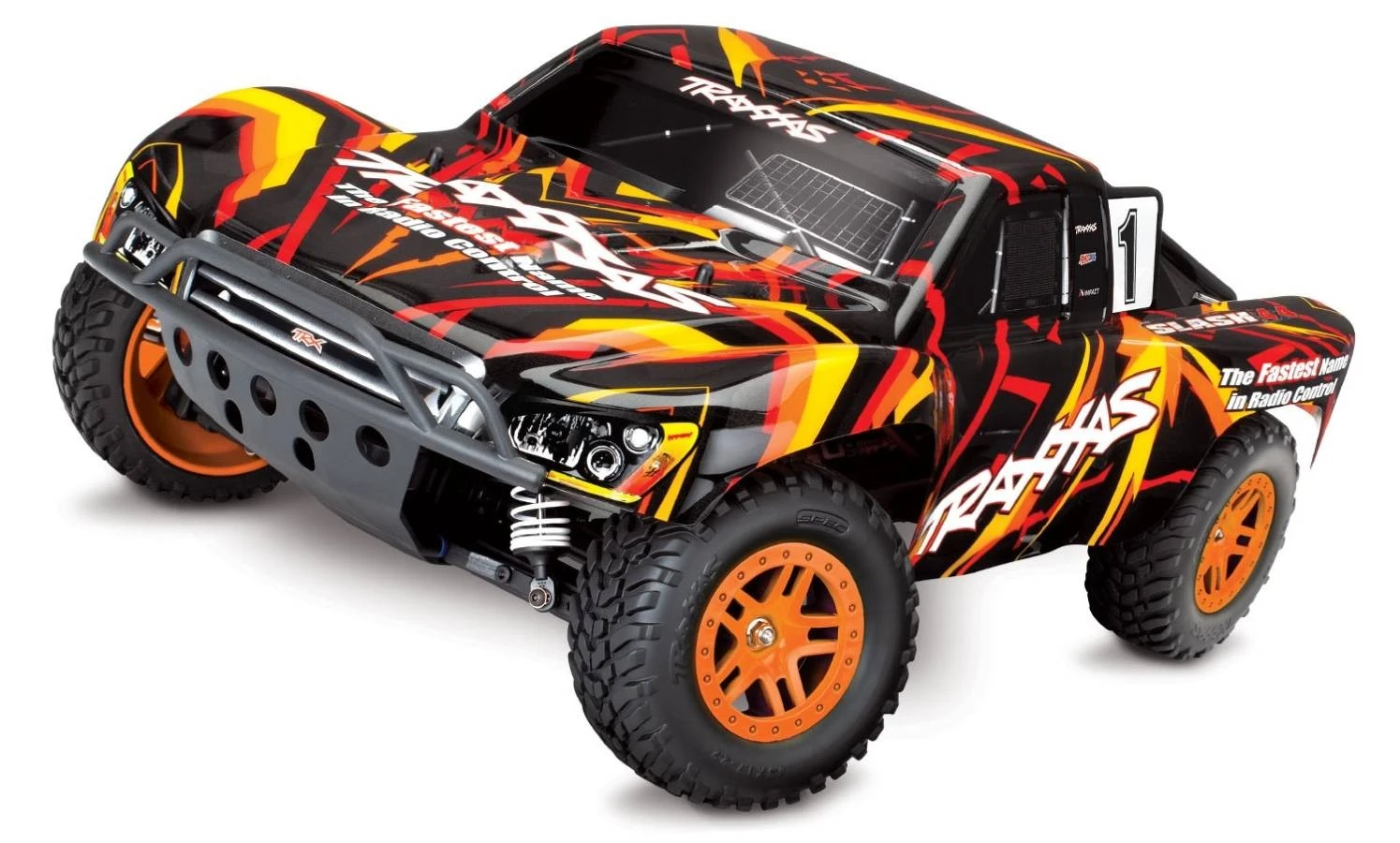 Traxxas Slash 4X4 RTR 1/10 Brushed Electric Short Course Truck (orange) 1 Traxxas Slash 4X4 RTR 1/10 Brushed Electric Short Course Truck (orange)