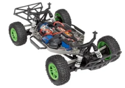Traxxas Slash 4X4 1/10 RTR 4WD Brushed Short Course Truck (green) -Toy Model Store traxxas tra68054 4 grn 07