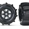 Traxxas Paddle Tires & X-Maxx Wheels, Assembled, Glued (Left & Right) (2)