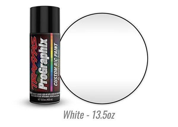 Traxxas Body Paint, ProGraphix, White (13.5oz) 1 Traxxas Body Paint, ProGraphix, White (13.5oz)