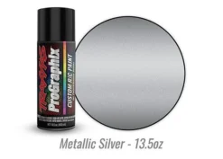 Traxxas Body Paint, ProGraphix, Metallic Silver (13.5oz)