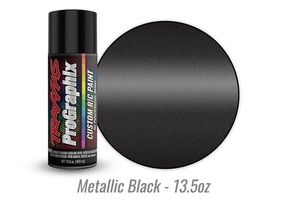Traxxas ProGraphix Body Paint, 13.5oz, Metallic Black 1 Traxxas ProGraphix Body Paint, 13.5oz, Metallic Black