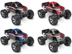 Traxxas Stampede 4x4 1/10 Electric Monster Truck, BLUE -Toy Model Store traxxas tra tra67054 1 blue 06