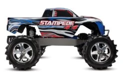 Traxxas Stampede 4x4 1/10 Electric Monster Truck, BLUE -Toy Model Store traxxas tra tra67054 1 blue 10