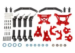 Traxxas Outer Driveline & Suspension Upgrade Kit, Extreme Heavy Duty, Red