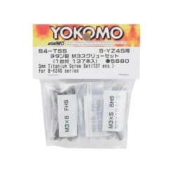 Yokomo YZ-4 SF Titanium Screw Set (133)